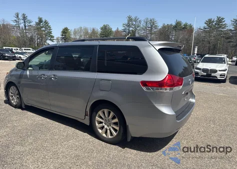 2011 Toyota Sienna Xle из США, поврежденный, VIN 5TDDK3DC3BS007297